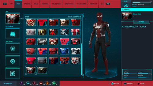 《漫威蜘蛛侠：重置版》红黑色和银色混合套装 mod(图3)