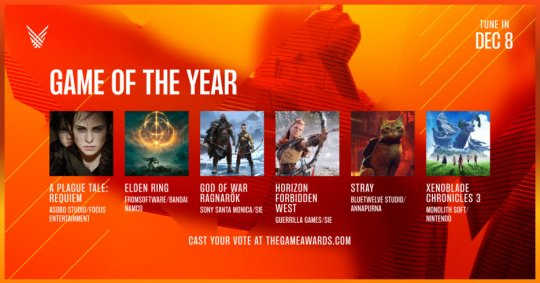 TGA 2022前瞻：年度最佳游戏二选一 《原神》三度上榜(图2)