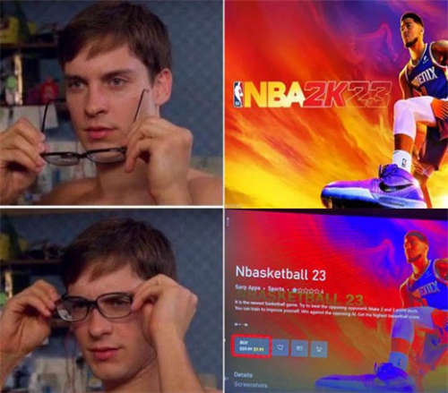 平台是真的 游戏是假的 玩家花9.9美元买到像素风NBA2K23