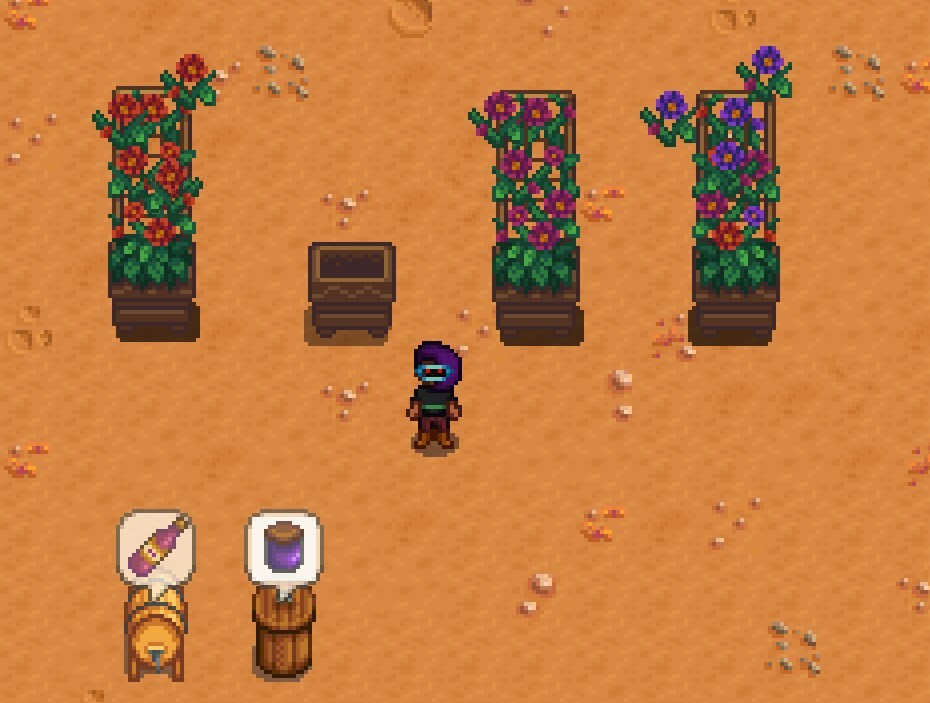 《星露谷物语》新的作物——牵牛花MOD(图2)