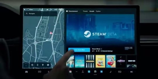 特斯拉＆Steam 马斯克站台：你甚至可以用车载设备玩老头环(图1)