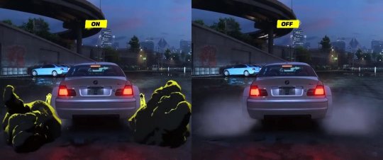 《极品飞车：不羁》关闭卡通效果演示 烟雾不夸张了(图1)