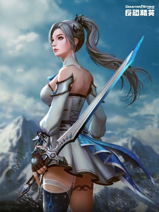 CSOL全新超凡角色 冰雪公主与黑暗精灵(图2)