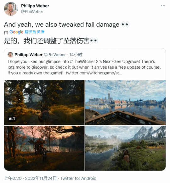 《巫师3》推出次世代版本 困扰玩家7年的“BUG”被修复(图4)