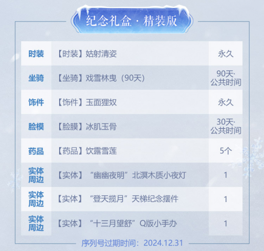 《天下3》年终纪念礼盒“逍遥游”即将开售 为你描摹神人之姿！(图12)