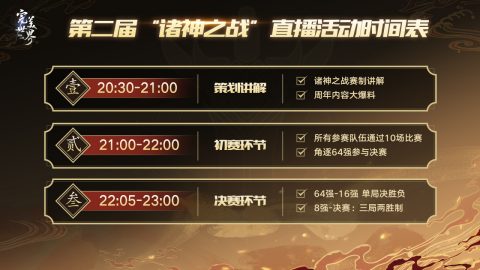 《完美世界：诸神之战》第二届“诸神之战”全服PK总决赛即将开启(图3)