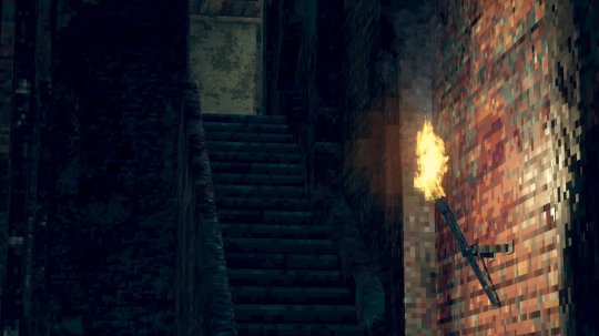重温复古效果 《黑暗之魂：重制版》降质MOD发布(图2)