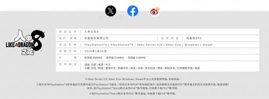 《如龙8》地图是7的三倍大 各主要地区介绍(图13)
