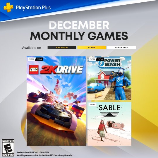 PS Plus 12月会免游戏阵容：《冲就完事模拟器》等三款游戏(图1)