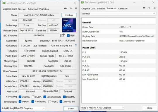撼与Intel Arc A750 Orc OC评测：性能媲美RTX 3060的优质显卡(图2)
