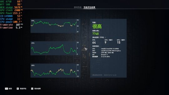 撼与Intel Arc A750 Orc OC评测：性能媲美RTX 3060的优质显卡(图19)