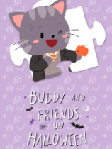 Buddy和朋友在万圣节